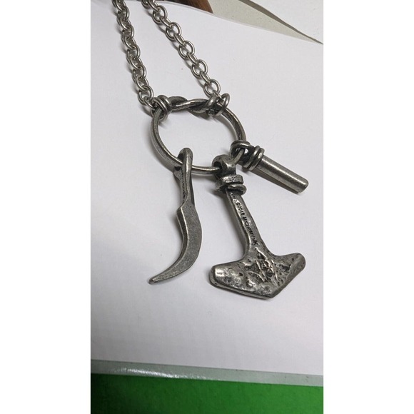 ALCHEMY GOTHIC - TOR'S MAGISKA AMULET PENDANT - FORCE FOOD FIRE NORSE VIKING - Picture 1 of 5